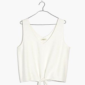 Texture & Thread Tie Tank Madewell (Oat/Light Brown) XS